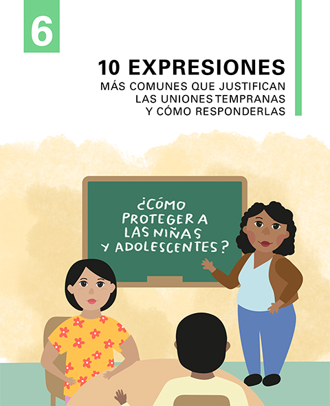 10 expresiones más comunes que justifican las uniones tempranas y cómo responderlas